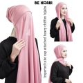 Instant Hijab & Under Cap Attached Ready To Wear Scarf Modest Turban Be Hijabi. 
