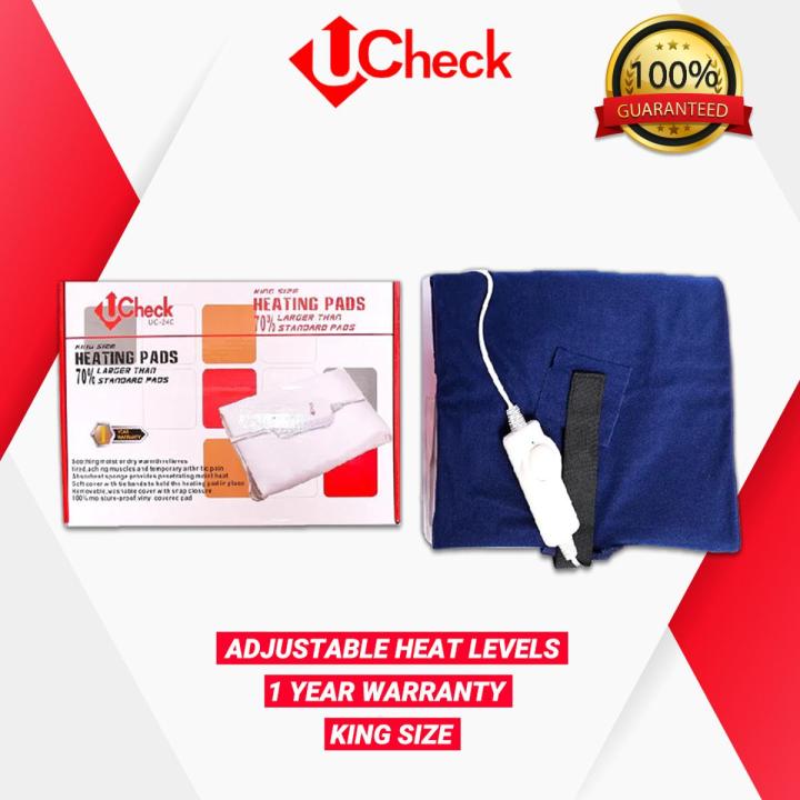 Ucheck King Size Heating Pads – Comfort Heat Pad with Cosy Fleece Finish
