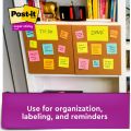 Post-it Super Sticky Notes Rio de Janeiro Collection and Multi-Sizes 4622-SSEU. 4x6, 4x4, 3x3, 2x2 (51x51, 76x76, 101x101, 101x152). 45 sheets/pad, 4 pads/pack. 