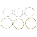 6 Metal Strings for Acoustic Guitar 1 Meter 1M New. 