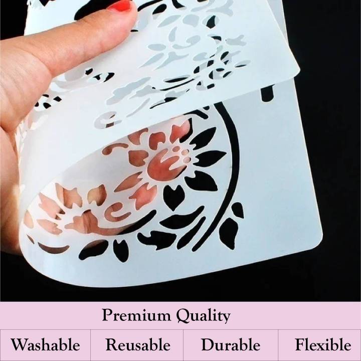 Majestic%20Mandala%20Stencil%20Painting%20for%20Home%20Wall%20Art%20Decor%20Painting%20on%20Canvas%20Paper%20-%20Image%203