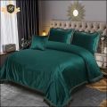 Bed Sheet Heavy Velvet  Bed Sheet King Size Set – 4 Pcs Bedsheets Bad sheet. 