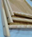 Premium Quality Set of 3 Bamboo Wooden Multipurpose Tray for Serving Food, Breakfast, Refreshment etc. (Set of 3 Different Sized Trays). 
