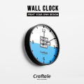 Customized Wall Clock with your Picture, Logo or Name | Wall Clock Print for Shop | Wall Clock Print with Custom Design | Craftale. 