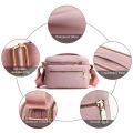 New solid color handbag casual durable nylon shoulder handbag. 
