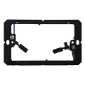 2X Ethernet Wall Plate with Low Voltage Mounting Bracket,Single Gang 2 Port Cat6 Keystone Ethernet Cable Wall Outlet. 