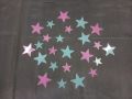 12 Pcs - Decoration Stars - Wall/Roof Decorative Mini Star - 3D Plastic Stars. 