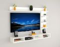 Wall Mount Unit/TV Stand/LCD Cabinet/ Entertainment Unit/Set Top Box Stand (White) (Ideal for 43 Inch)(D.I.Y). 