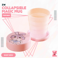 Portable Folding Collapsible Magic Cup Plastic Outdoor Travel Retractable Folding Cup Collapsible Cup Drinking Cup | Magic Cup for Kids –  Folding Collapsible Water Cup, Mug Glass for Picnic, Travel, Outdoor, Plastic Tumbler Glass with lid. 