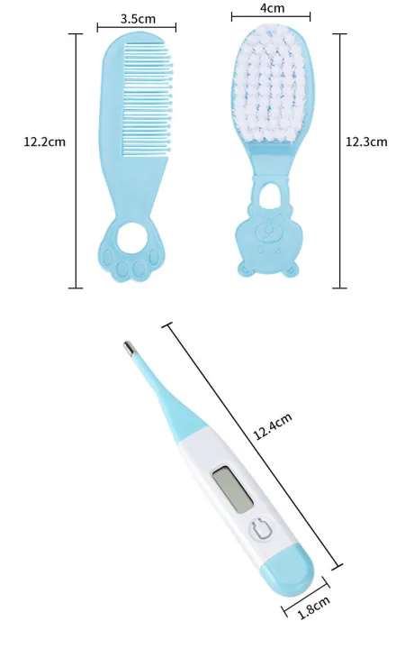 MiniMe%208Pcs%20Multi-Piece%20Baby%20Care%20Kit%20Newborn%20Hair%20Nail%20Thermometer%20Beauty%20Brush%20Kit%20Scissors%20Comb%20Teether%20Function%20Child%20Toiletry%20Kit%20Baby%20-%20Image%204