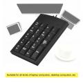 Portable Mini USB Numeric Keypad Number Keyboard for Laptop. 