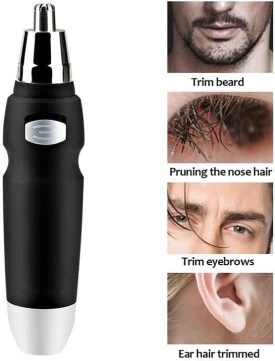 Daling Suprent Nose Hair Cutter, Electric Ear Hair Cutter, Men's, Etiquette Cutter, 2-in-1 Multifunctional, Battery Operated, Nose Hair Shaver, Waterproof, Washable, Cordless,