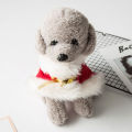 Pet Costumes Bite Resistant Pet Xmas Outfits Cloak Collar. 