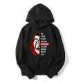 Money Heist printed High Quality Hoodie Pullover For Winter Wear. 