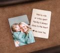 Personalized Wallet Photo Card for Your Loved Ones, Boyfriend, Friends, Family Wallet Insert Custom Made, Photo Print on Wallet Card. 