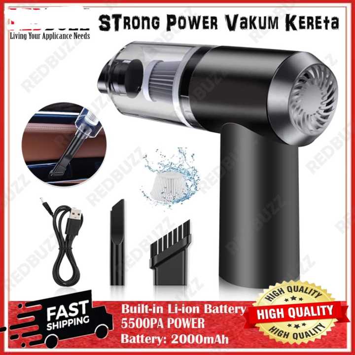 Rechargeable 2 In 1 Vacuum Cleaner (Dust Collection Lighting) 2 in 1 Wireless Car Vacuum Cleaner with LED Light, Portable Mini WetDry Vacuum for Car Interior and Home Cleaning Car Vacuum Portable Vacuum Cleaner for Car