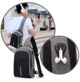 Small usb charge shoulder bag men messenger bags male waterproof sling chest bag boy travel bagpack men cross body bags. 