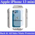 Apple iPhone 13 mini Complete all Sides Border Protector + Back Matte Protector For Apple iPhone 13 mini. 