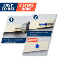 3/16 or 1/4 Concrete Screw Anchor Blue Flat Head Screws for Masonry Brick Block Cement Stucco (Boxed with Drill Bit). 