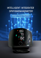 Digital Wrist Blood Pressure Monitor – Automatic Rechargeable BP Apparatus with Large LED Display, Heart Rate Pulse Tracker, and Portable Wrist Cuff. 