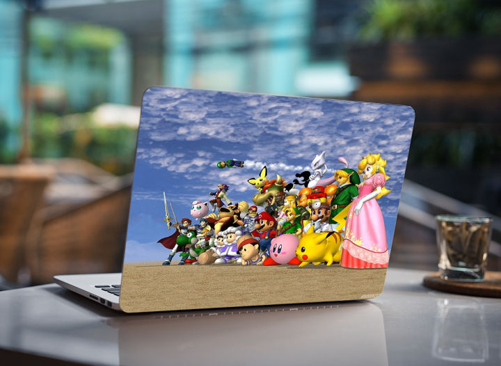Assorted%20animated%20characters,%20Super%20Smash%20Bros.,%20Super%20Smash%20Bros.%20Melee%20Laptop%20Notebook%20Skin%20Sticker%20Cover%20Art%20Laptop%20Skin%20Fits%2013.3"%2014"%2015.6"%2016"%20-%20Image%202