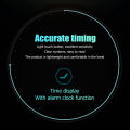Digital Sport Stopwatch Timer, Black Sports Stopwatch Waterproof Alarm Clock Function Easy To Read Multifunction for Racing for Swimming for Judging. 