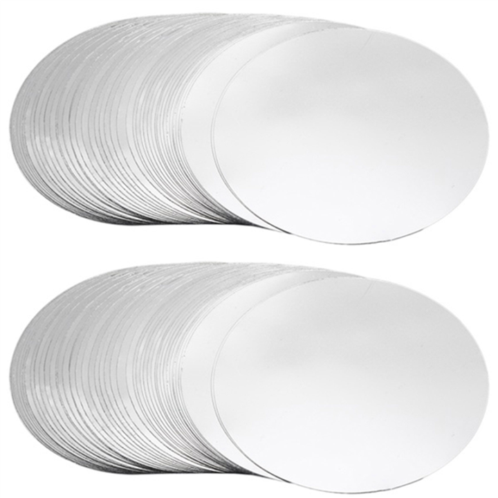 200Pcs 3Inch Silver Wine Pourer Disk Drip-Proof Drip Pouring pour Spout Wine Pouring Disk