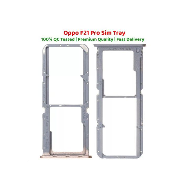 OPPO F21 Pro 4G SIM Tray - Replacement Jacket, Orange Color