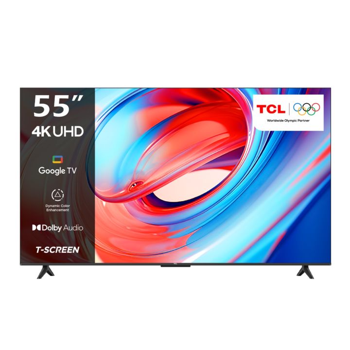 TCL 55v6b  LED TV 4K HDR Google   Stunning Visuals, Smart Features, Gaming Masterpiece 2 Years Brand Warranty
