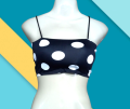 Women Ice Silk Wrap Chest Bra, Bralette Strap Tube Top Bra, Soft & Comfortable. 