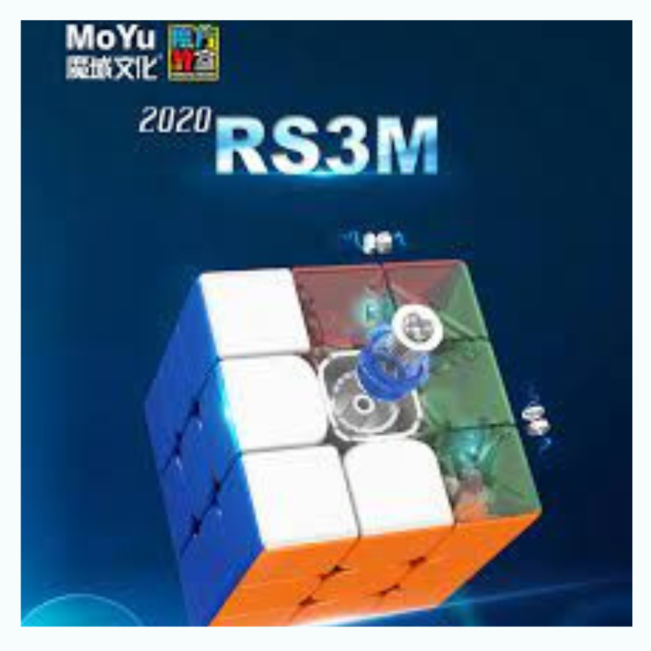 Moyu RS3M 2020 Cube 3x3 Magnetic Cube Magic Puzzles Speed Cube Magnets Cube 3*3 Sticker less Toys For Children R3SM