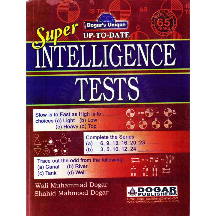Dogar Unique Super Intelligence Tests By Wali Muhammad Dogar