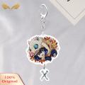 SuperRide Keyring Japanese Anime Design Decorative Acrylic Demon Slayer Key Chain for Key. 