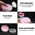 None Slip Hair Scalp Massager, Soft Silicone Hair Massager Shampoo Brush With Grip, Hair Scrubber, Hair Washing Brush,Scalp Exfoliator For Dandruff Removal And Control Hair Brush Comb, Head Scrubber, calp Scrubber Hair Care Tools. 