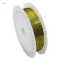3xMetal Craft Wire Iron DIY Wire Jewellery for Crafts Beading Jewelry Making Gold. 