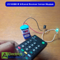 IR Infrared Receiver Sensor Module 1838 TL1838 VS1838B 38Khz Diode by Electrica. 