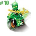 16 Pcs Lego Ninjago Minifigures With motorcycle Building Blocks Toys Ninja Marvel Super hero Gift 31050 + 61015. 