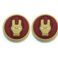 Dark Iron Man Thumb Grips PS5 / PS4 / XBOX One X / S Joystick controller skin caps ( Pack of 2pc ). 