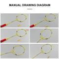 FG 18LBS～26LBS Badminton String High Elasticity Wear Resistance Badminton Racquet Replacement Line 0.73MM*10M #426353. 