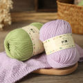 100% sheep wool pure wool wool medium thick hand knitted sweater line wool fleece wool yarn factory direct wool wholesale. 