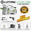 LUTIAN - LT220-1200 - CAR / UNIVERSAL EDITION 100 BAR HIGH CAR PRESSURE WASHER - 1200 WATTS - AUTO START- SELF PRIMING - PORTABLE. 