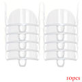 20/10pcs Transparent Sanitary Dust Protective Mask Plastic Open Face Guard Manicure Polishes Shield Beauty Tattoo Accessories. 