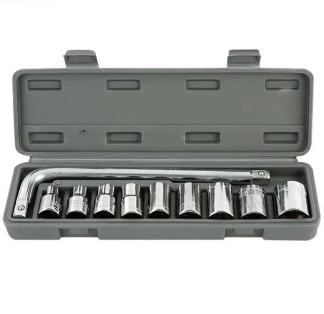 Professional%20Heavy%20Duty%20Socket%20Wrench%20Set%20Tool%20Kit%209%20Pc%201/2%E2%80%B3%20Drive%20Socket%20Set%208-21m%20Impact%20Socket%20Set%20Socket%20Wrench%20Set%20Metric%20And%20Standard%20Mechanic%20Tools%20Kit%20Bit%20Sockets%20For%20Automotive%20Repair%20&%20Householdm%20Metric%20Sockets%20With%20%E2%80%9CL%E2%80%9D%20Wrench%20In%20Box%20-%20Image%205