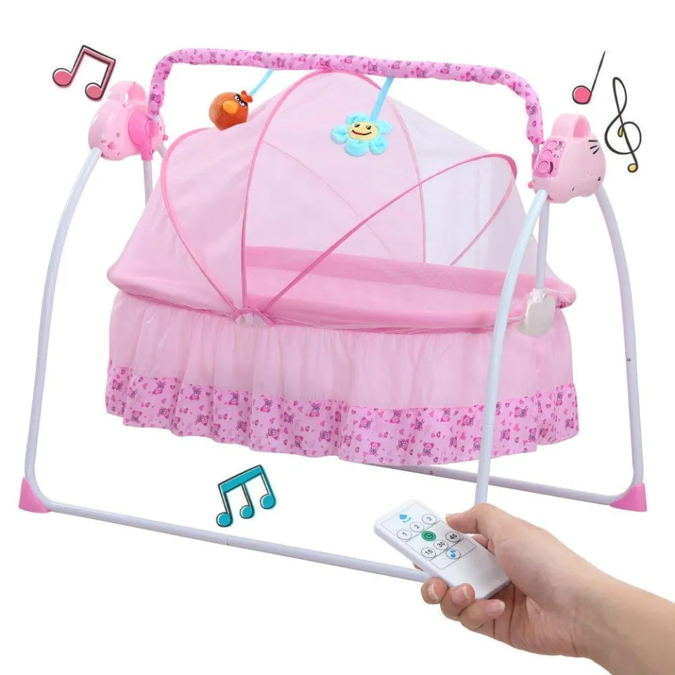 Imported Baby Cradle Electric Swing Baby Crib Cradle Auto Rocking