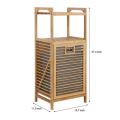 Bamboo Laundry Basket. 