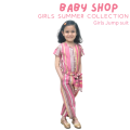 Jump Suit for kids Girls-Summer Cotton Jump Suit Romper Bodysuit for Kids Girls- Size 2 To 10 Years. 