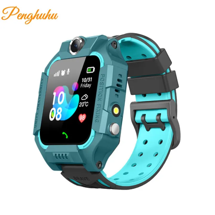 Z6f Kids Smart Watch Sos Phone Watch Ip67 Waterproof Remote Photo Smartwatch Compatible For Ios Android