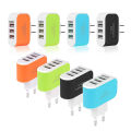 3.1A Triple USB 3 Port Wall Home Travel AC Charger Adapter for Samsung iPhone. 