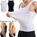 Slim n Lift Body Shaper Vest for Men (Black / White) Stretchable Tummy Tucker Vest Sliming Banyan. 