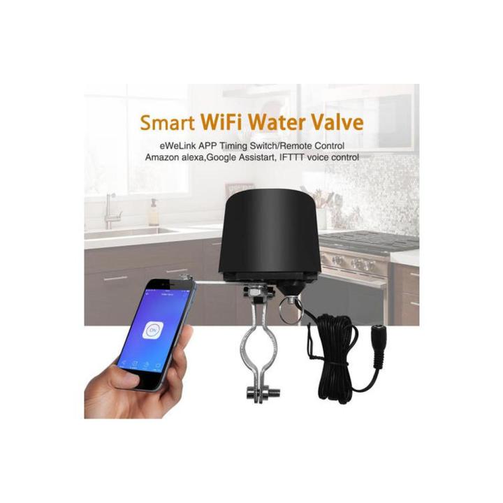Smart water and Gas valve works with Google and Alexa